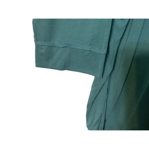 Terra & Sky Blouse Womens Plus Size 2X 20W 22W Blue Green White Scoop Neck Top S - Picture 4 of 11